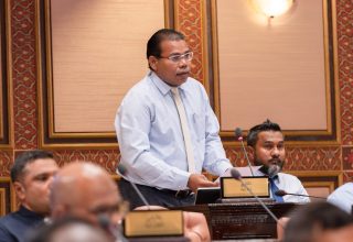 އައްޑޫ މަރަދޫ ދާއިރާގެ މެންބަރު އަޙުމަދު ދީދީ/ފޮޓޯ: މަޖިލިސް