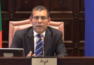 މަޖިލީހުގެ ރައީސް މުހައްމަދު ނަޝީދު: ފޮޓޯ ސަންގު