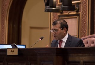 ރައްޔިތުންގެ މަޖިލީޙުގެ ރައީސް ރައީސް މުހައްމަދު ނަޝީދު : ފޮޓޯ މަޖިލިސް