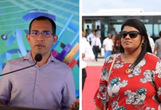 މިނިސްޓަރ މަލީހު އަދި ޕީޖީ ބިޝާމު