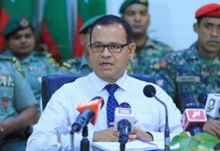 ކުރީގެ ޑިފެންސް މިނިސްޓަރ އާދަމް ޝަރީފް އުމަރު... ފޮޓޯ: ސަންގު ފައިލް