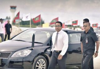 ކުރީގެ ރައީސް އަދި ޕީޕީއެމްގެ ކުރީގެ ރައީސް އަބްދުﷲ ޔާމިން އަބްދުލްޤައްޔޫމް.... ފޮޓޯ: ސަންގު ފައިލް