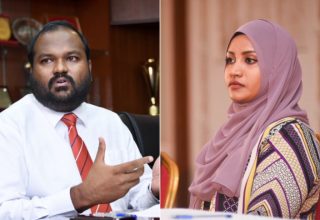 ޓުއަރިޒަމް މިނިސްޓަރ އަލީ ވަހީދު، އަދި ޓްރާންސްޕޯޓް މިނިސްޓަރ އައިޝަތު ނަހުލާ: ފައިލް ފޮޓޯ