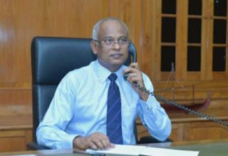 ~ރައީސް އިބްރާހިމް މުޙައްމަދު ޞާލިޙް~ފޮޓޯ: ރައީސް އޮފީސް