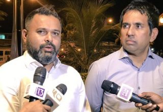 ޕީޕީއެމްގެ ނައިބް ލީޑަރު އަހުމަދު ޝިޔާމް އަދި ޕީއެންސީގެ ނައިބް ރައީސް މުހައްމަދު ސައީދު