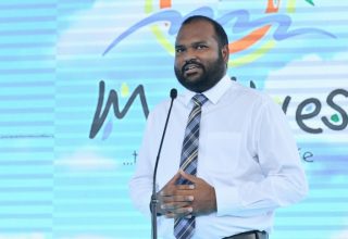 ޓޫރިޒަމް މިނިސްޓަރު ޢަލީ ވަޙީދު. ފޮޓޯ: ސޯޝަލް މީޑިއާ