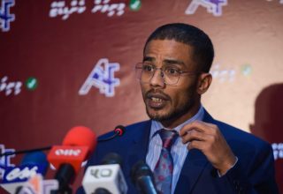 ކުރިޔަށް އޮތް ރިޔާސީ އިންތިހާބުގައި ވާދަ ކުރައްވާނެކަން އަލްހާން އިއުލާނު ކުރެއްވުން - ފޮޓޯ: އަލްހާން