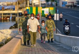 ރައީސް ވަހީދުގެ ދެކަނބަލުން ކަސްރަތު ކުރެއްވުމުގައި / ފޮޓޯ: ވަގުތު