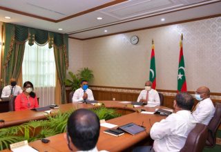 ބުދަ ދުވަހުގައި ބޭއްވި ވަޒީރުންގެ މަޖިލީހުގެ ޖަލްސާ. ފޮޓޯ: ރައީސް އޮފީސް