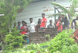 ހުޅުމާލޭގައި ބިދޭސީން ކުރި މުޒާހަރާގެ ތެރެއިން، ބިދޭސީންނަށް މުސާރަ ނުދޭތާ ވަނީ ހަތް މަސް ދުވަސް ވެފައި / ފޮޓޯ: ސަންގު