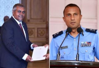 ރައީސް އޮފީހުގެ ޑިރެކްޓާރ އޮފް ކޮމިއުނިކޭޝަންސް، ހަސަން އިސްމާއިލް އަދި ފުލުސް ކޮމިޝަނަރު މުހައްމަދު ހަމީދު
