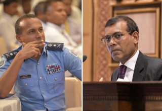 ކޮމިޝަނާރ އޮފް ޕޮލިސް މުހައްމަދު ހަމީދު އާއި، ރައްޔިތުންގެ މަޖިލީހުގެ ރައީސް ރައީސް މުހައްމަދު ނަޝީދު