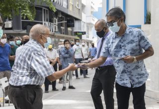 "މަސްޖިދު ޢަލީ ޙުސައިން" ހުޅުވުމުގެތެރެއިން. ފޮޓޯ: އިސްލާމިކް މިނިސްޓްރީ، ޓްވިޓަރ