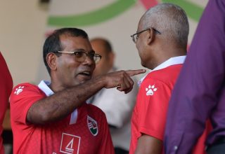 ރައްޔިތުންގެ މަޖިލީހުގެ ރައީސް މުހައްމަދު ނަޝީދާއި، ރައީސް އިބްރާހިމް މުހައްމަދު ސޯލިހް