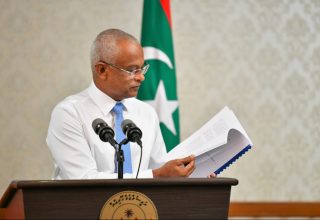 ކުރީގެ ރައީސް އިބްރާހީމް މުހައްމަދު ސޯލިހު/ ފޮޓޯ: ރައީސް އޮފީސް