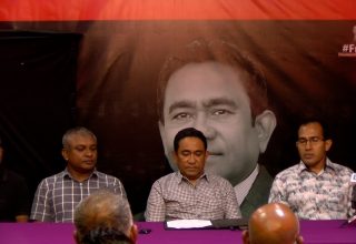 ރައީސް ޔާމީން ޕީއެންއެފްއާއި ގުޅިވަޑައިގެންނެވި ޖަލްސާގެ ތެރެއިން: ފޮޓޯ/ ސަންގު