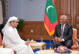 ޔުނައިޓެޑް އަރަބް އެމިރޭޓްސްގެ ސައިބަރ ސެކިއުރިޓީގެ ވެރިޔާ ރައީސުލްޖުމްހޫރިއްޔާގެ އަރިހަށް ޢިހްތިރާމުގެ ޒިޔާރަތެއް ކުރެއްވުން