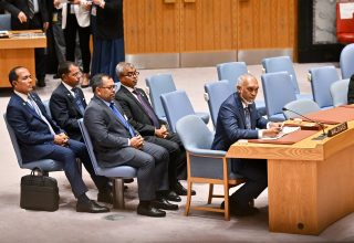 ސެކިއުރިޓީ ކައުންސިލު ބައްދަލުވުމުގެ ތެރެއިން: ފޮޓޯ/ ރައީސް އޮފީސް