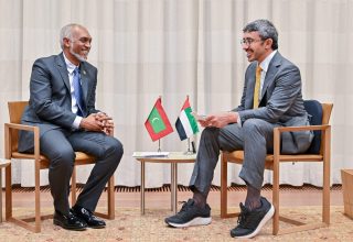 ރައީސުލްޖުމްހޫރިއްޔާ، ޔޫ.އޭ.އީގެ ބޮޑުވަޒީރުގެ ނައިބާއި ބައްދަލުކުރެއްވުން.
