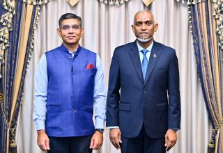 އިންޑިއާއިން ރާއްޖެއަށް ކަނޑައަޅުއްވާފައި ހުންނަވާ ސަފީރު ރައީސުލްޖުމްހޫރިއްޔާގެ އަރިހަށް ވަދާޢީ ޒިޔާރަތެއް ކުރައްވައިފި