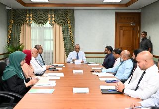 ޑިޒާސްޓަރ މެނޭޖްމަންޓް ކައުންސިލް ބައްދަލުވުން/ ފޮޓޯ: ރައީސް އޮފީސް