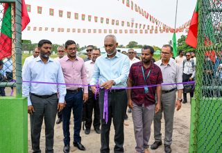 އިންނަމާދޫ ވޮލީ ކޯޓު ހުޅުއްވައިދެއްވުން