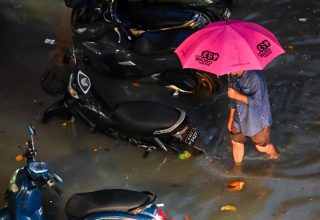 މިދިޔަ އޭޕްރިލް މަހު ކުރި ވިއްސާރައިގައި މާލޭގެ މަގުތަކުގައި ފެންބޮޑުވެފައި/ ފޮޓޯ: މިހާރު