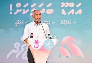އައްޑޫ ބަދަލަކަށް، ޕީޕީއެމް/ޕީއެންސީން ބޭއްވި މަޖިލިސް ކެމްޕެއިން ޖަލްސާ/ ފޮޓޯ: މިހާރު