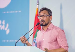 ޕީއެންސީގެ ޕާލިމަންޓު ގުރޫޕުގެ ލީޑަރު، އިނގުރައިދޫ ދާއިރާގެ މެމްބަރު އިބްރާހިމް ފަލާހު/ ފޮޓޯ: މިހާރު