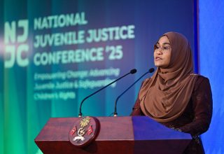 ނޭޝަނަލް ޖުވެނައިލް ޖަސްޓިސް ކޮންފަރެންސްގެ ތެރެއިން/ ފޮޓޯ: ރައީސް އޮފީސް