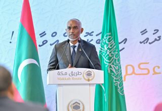 ރައީސުލްޖުމްހޫރިއްޔާ ޑޮކްޓަރ މުޙައްމަދު މުޢިއްޒު ---- ފޮޓޯ: ރައީސް އޮފީސް
