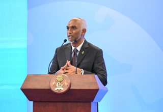 ރައީސުލްޖުމްހޫރިއްޔާ ޑރ. މުހައްމަދު މުއިއްޒު ---- ފޮޓޯ: ރައީސް އޮފީސް