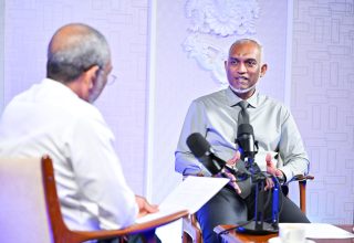 ރައީސުލްޖުމްހޫރިއްޔާ ޑރ. މުޙައްމަދު މުޢިއްޒު --- ފޮޓޯ: ރައީސް އޮފީސް
