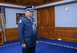 ކޮމިޝަނަރ އޮފް ޕޮލިސްގެ މަގާމަށް ނަވީން އައްޔަނު ކުރުން/ ފޮޓޯ: ރައީސް އޮފީސް