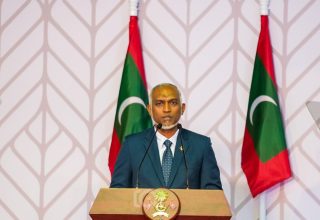 ހުރަވީ ދުވަހާއި ގުޅިގެން ބޭއްވި ޖަލްސާގައި ރައީސް ވާހަކަ ދައްކަވަނީ-- ވަގުތު އިމޭޖެސް: އަހުމަދު ޖައިޝަމް