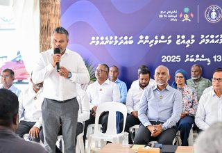ރައީސުލްޖުމްހޫރިއްޔާ، މަސްވެރިންގެ ފޯރަމްގައި ބައިވެރިވެވަޑައިގަތުން/ ފޮޓޯ: ރައީސް އޮފީސް