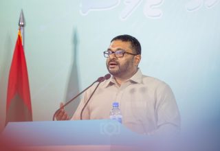 ޑިފެންސް މިނިސްޓަރު ޣައްސާން މައުމޫން - ފޮޓޯ: ވަގުތު