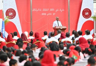 ޝަހީދު އަލީ ސްކޫލް ހުޅުވުން ރައްމިޔާތުގެ ތެރެއިން/ ފޮޓޯ: ރައީސް އޮފީސް