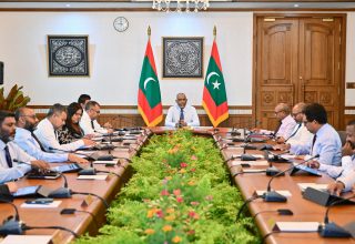 ވަޒީރުންގެ މަޖިލީހުގެ ބައްދަލުވުމެއްގެ ތެރެއިން/ ފޮޓޯ: ރައީސް އޮފީސް