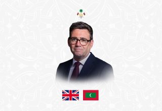 ރައީސުލްޖުމްހޫރިއްޔާ، އިނގިރޭސިވިލާތުގެ އައު ބޮޑުވަޒީރަށް ތަހުނިޔާ ފޮނުއްވުން/ ފޮޓޯ: ރައީސް އޮފީސް