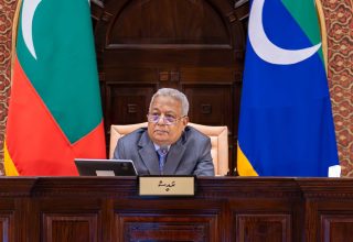 ރައްޔިތުންގެ މަޖިލީހުގެ ނައިބުރައީސް އަހުމަދު ސަލީމް -- ފޮތޯ: ރައްޔިތުންގެ މަޖިލިސް