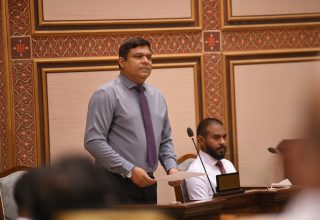 ޓްރާންސްޕޯޓު މިނިސްޓަރ މުހައްމަދު އަމީން/ ފޮޓޯ: މަޖިލިސް