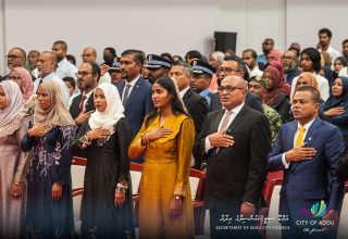 އައްޑޫ ސިޓީ ކައުންސިލްގެ ޑަބްލިއުޑީސީގެ ރައީސާ  ފާތިމަތު ހިޖްރާ/ ފޮޓޯ: އައްޑޫ ސިޓީ ކައުންސިލް