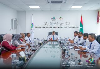 އައްޑޫ ސިޓީ ކައުންސިލްގެ ބައްދަލުވުމެއްގެ ތެރެއިން/ ފޮޓޯ: ކައުންސިލް