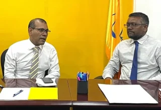 ރައީސް މުހައްމަދު ނަޝީދާއި ފައްޔާޒް އިސްމާއީލް