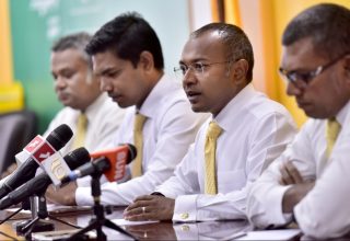 Chairperson-of-MDP-Hassan-Latheef-Speaking-