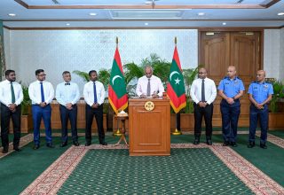 ގޭންގު ކުށަތަކާއި ގުޅޭ ބިލު ތަސްދީގު ކުރެއްވުން --- ފޮޓޯ: ރައީސް އޮފީސް