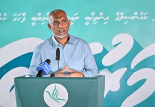 ރައީސުލްޖުމްހޫރިއްޔާ ޑރ. މުހައްމަދު މުއިއްޒު --- ފޮޓޯ: ޕީއެންސީ
