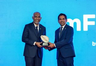 ރާއްޖެއަށް ޕޭޕަލްގެ ހިދުމަތް ތައާރަފްކުރުމަށް ބޭއްވި ރަސްމިއްޔާތު -- ފޮޓޯ: ރައީސް އޮފީސް