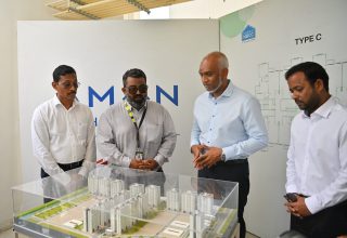ހުޅުމާލޭ ދެވަނަ ފިޔަވަހީގައި ތަރައްޤީކުރަމުންދާ 4000 ފްލެޓުގެ މަސައްކަތްތައް  ރައީސް ބައްލަވާލެއްވުން/ ފޮޓޯ: ރައީސް އޮފީސް